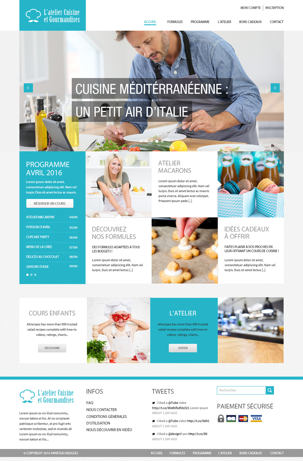 Création site internet restaurant